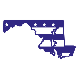 Estados duotônicos de Maryland Desenho PNG