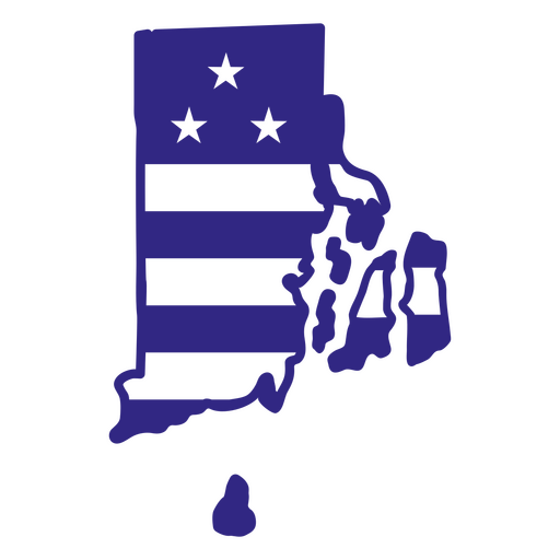 Estados duotônicos de Rhode Island Desenho PNG