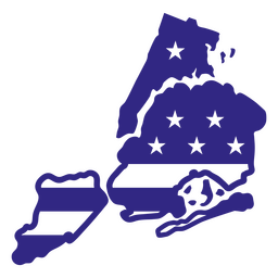 Estados duotônicos de Nova York Desenho PNG