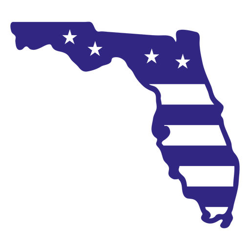 Estados de Florida con duotono