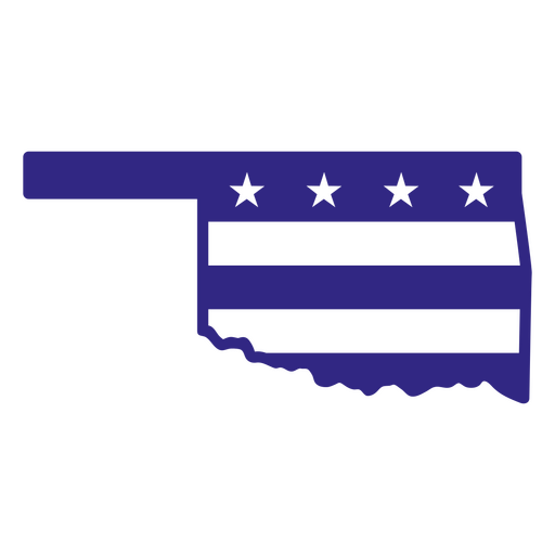 Estados duotônicos de Oklahoma Desenho PNG