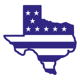 Texas duotone states PNG Design