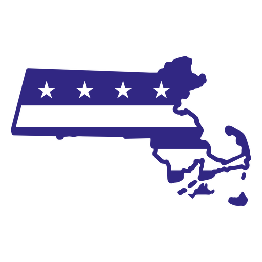 Estados duotônicos de Massachusetts Desenho PNG