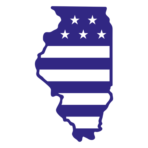 Estados duotônicos de Illinois Desenho PNG