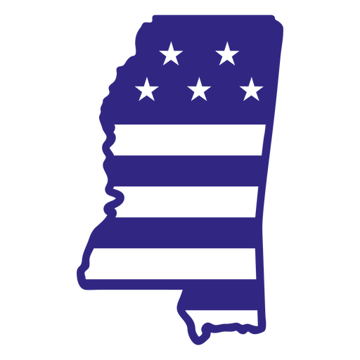 Estados duotônicos do Mississippi Desenho PNG