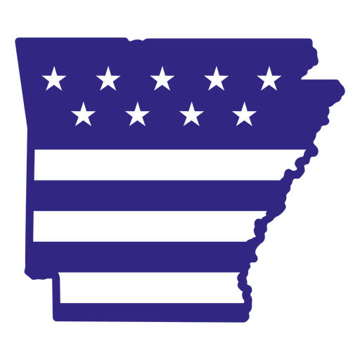 Arkansas duotone states PNG Design