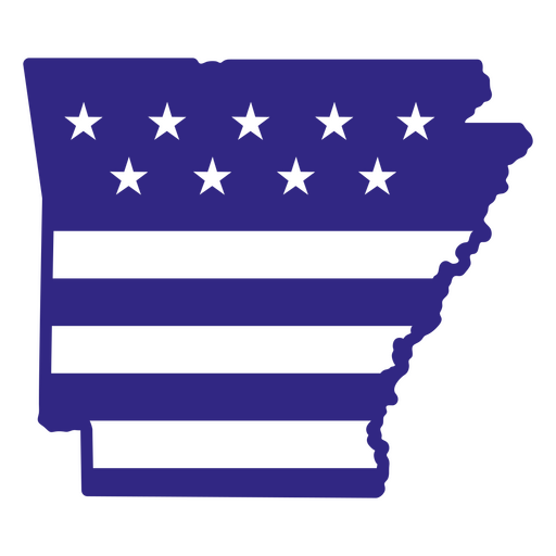 Estados duotônicos do Arkansas Desenho PNG