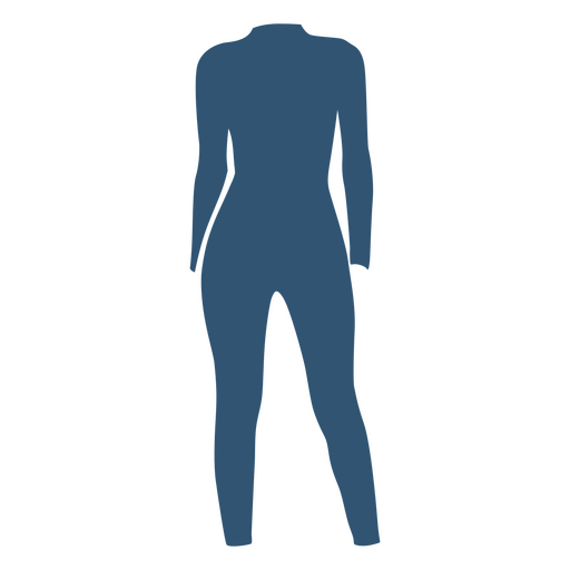 Diving suit silhouette PNG Design