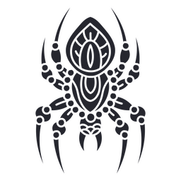 Spider tattoo cut out traditional PNG Design