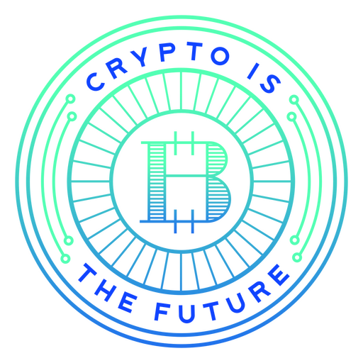 Distintivo de cotação de criptografia Bitcoin Desenho PNG