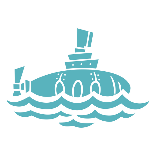 U-Boot-Navigation ausgeschnitten PNG-Design