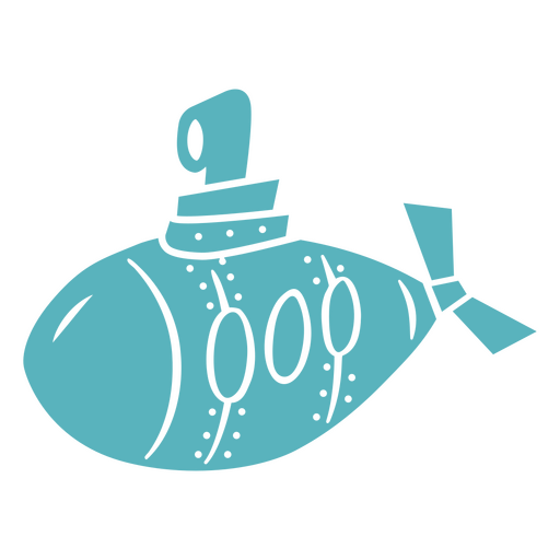 Submarine vintage cut out PNG Design