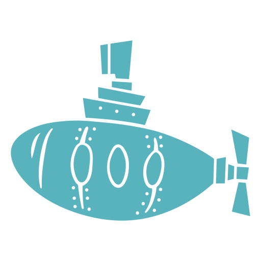 Submarino cortado vintage