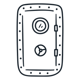 U-Boot-Hubtür PNG-Design
