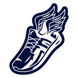 Zapato de ala deportiva para correr maratón Diseño PNG