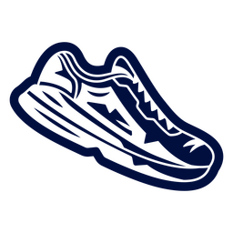 Marathon Simple Sport Shoe PNG & SVG Design For T-Shirts