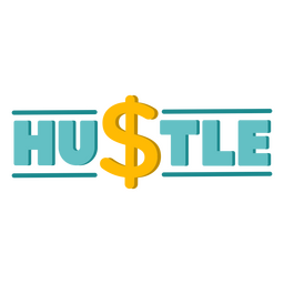 Hektik-Geld-Zitat-Abzeichen PNG-Design