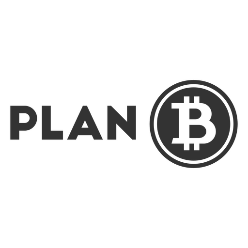 Plan B-Business-Zitat-Abzeichen PNG-Design