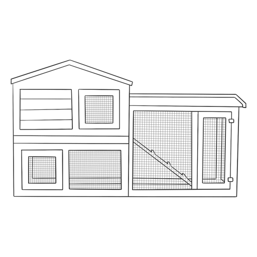 Quail house PNG Design
