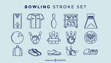 Bowling elements stroke set