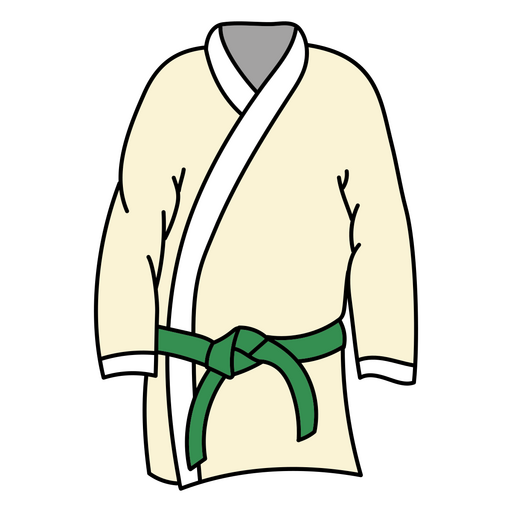 Karate-Gi-Farbstrich PNG-Design