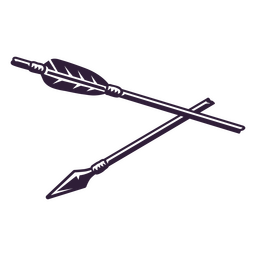 Arrow broken in half PNG Design