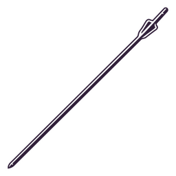 Flecha apuntando hacia abajo equipo de tiro con arco negro Diseño PNG Transparent PNG