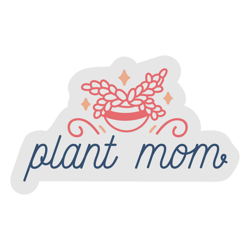 Letras de citação de família de mãe de planta Desenho PNG