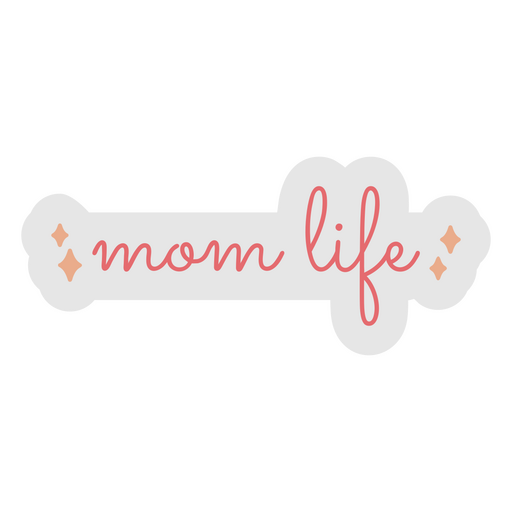 Mom life quote lettering