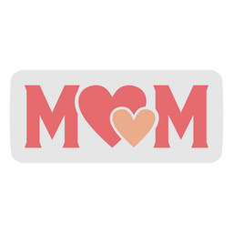 Mom Hearts Quote Lettering PNG & SVG Design For T-Shirts