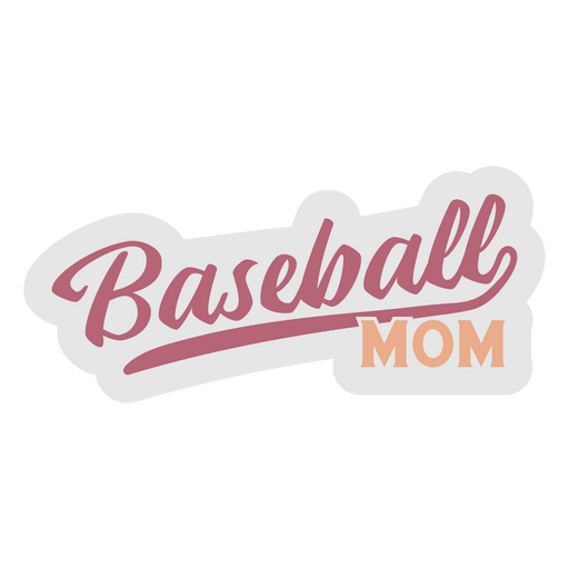 Baseball Mom Lettering Quote T-shirt Design Vector Download