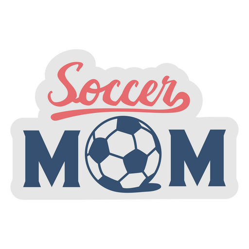 Fußball-Mama-Zitat-Schriftzug PNG-Design