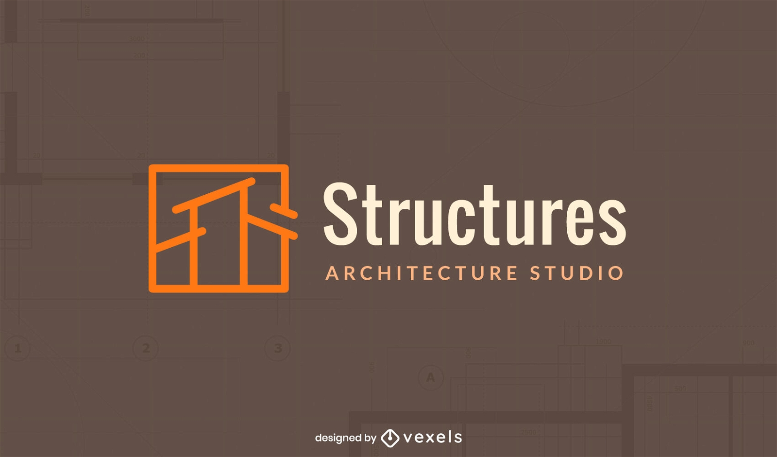 Stroke House-Struktur-Logo