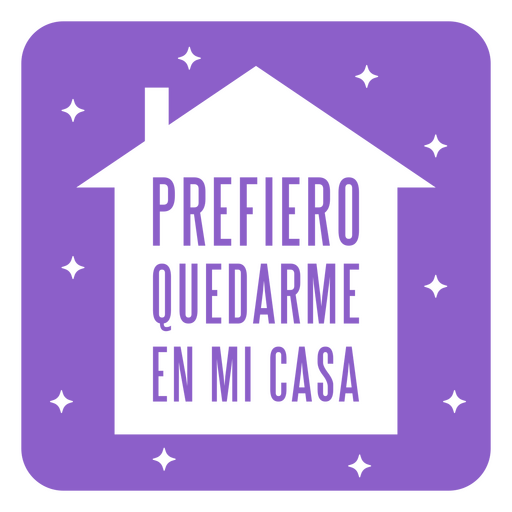 Home Spanish antisocial quote badge PNG Design