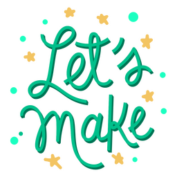 DIY lassen Sie uns kreative Beschriftungen machen PNG-Design