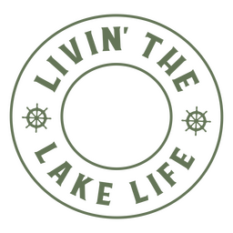 Lake Life Water Activity Quote Badge PNG & SVG Design For T-Shirts