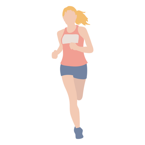 Girl flat runner