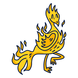 Nature phoenix creature animal PNG Design