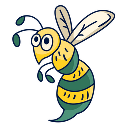 Nature bee animal illustration PNG Design