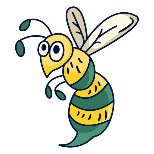 Ilustração de animais de abelhas da natureza