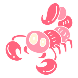 Escorpión simple animal Diseño PNG