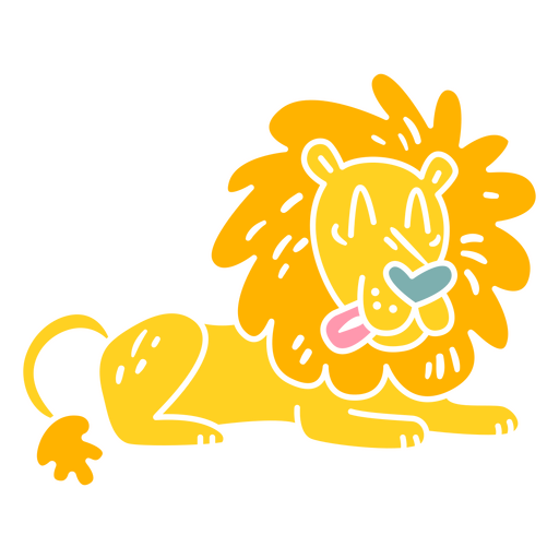 Leão simples animal