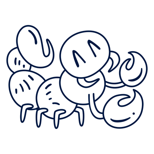 Desenho simples de escorpi?o Desenho PNG