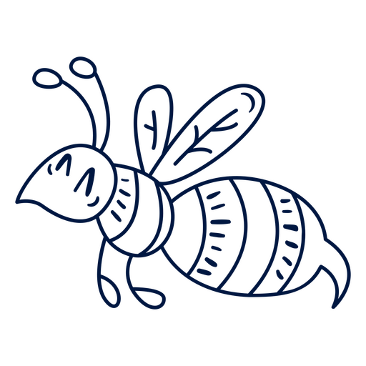Desenho de abelha simples Desenho PNG
