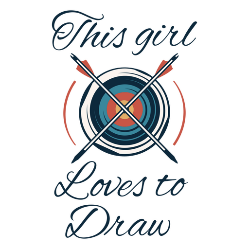 Draw archery quote badge