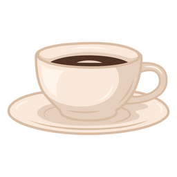 copo de ilustração de bebida de café