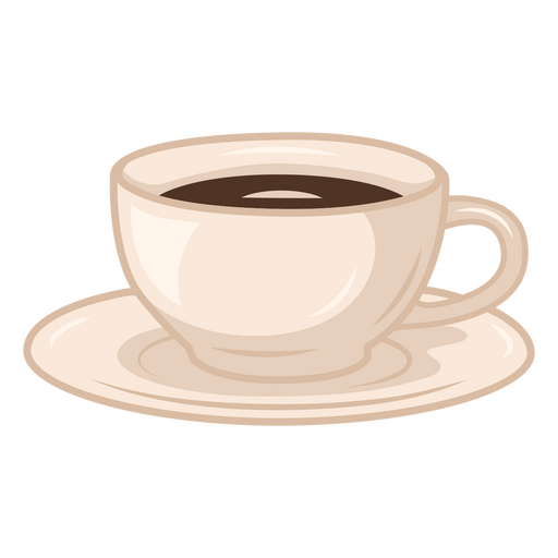 copo de ilustração de bebida de café Desenho PNG