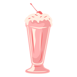 copo de ilustração de milk-shake Desenho PNG