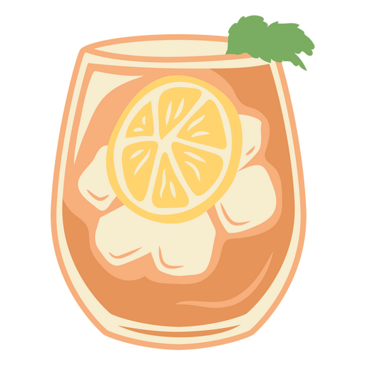 Beba ilustração de hortelã e laranja Desenho PNG