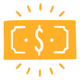 As contas cortam o dólar Desenho PNG